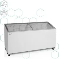 Congélateurs vitrées de crème glacée