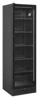 Photo 1 - Réfrigérateur professionnel à boissons 1 porte vitrée noir positif - scu1425 frameless l/h - tefcold - Tefcold - SCU1425 FRAMELESS L/H