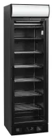 Vitrine négative professionnelle 1 porte vitrée chromé 270 l - ufsc371gcp black - tefcold - Tefcold - UFSC371GCP Black