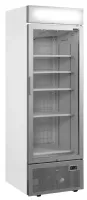 Vitrine négative professionnelle 1 porte vitrée blanche 440 l - ufsc1450gcp nf silver - tefcold - Tefcold - UFSC1450GCP NF Silver