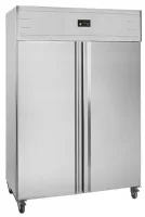 Réfrigérateur professionnel 2 portes pleines volume net 1056 l acier inoxydable refroidissement ventilée - guc140 - tefcold - Tefcold - GUC140