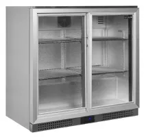 Arrière-bar professionnelle 2 portes vitrées coulissantes 183 litres positive - ba26ss - tefcold - Tefcold - BA26SS Arrière-bar professionnelle 2 portes vitrées coulissantes 183 litres positive - ba26ss - tefcold - Tefcold - BA26SS