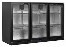 Arrière-bar professionnelle 3 portes vitrées capacité 288 L positive - BA31H - Tefcold - Tefcold - BA31H Arrière-bar professionnelle 3 portes vitrées capacité 288 L positive - BA31H - Tefcold - Tefcold - BA31H