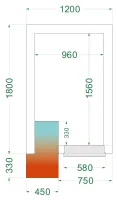 Chambre froide négative isolation 42 kg/m³ - crnf1218 - tefcold - Tefcold - CRNF1218 Chambre froide négative isolation 42 kg/m³ - crnf1218 - tefcold - Tefcold - CRNF1218