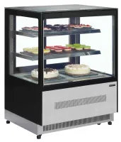Photo 2 - Vitrine réfrigérée professionnelle 140 l noire brillant positive 1660 mm - lpd900f/black - tefcold - Tefcold - LPD900F/BLACK