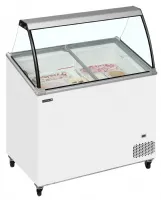 Photo 2 - Congélateur professionnel à crème glacée couvercle de service incliné 230 l -24 à -14 °c 1660 mm - ic302sce-so - tefcold - Tefcold - IC302SCE-SO