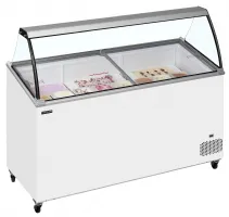 Photo 2 - Congélateur professionnel à crème glacée couvercle de service incliné 398 l -24 à -14 °c 1660 mm - ic502sce-so - tefcold - Tefcold - IC502SCE-SO
