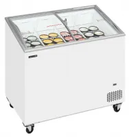 Photo 2 - Congélateur coffre professionnel avec couvercles coulissants vitrés bombés 230 l positif - ic302sceb - tefcold - Tefcold - IC302SCEB