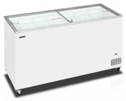 Congélateur coffre professionnel couvercles coulissants vitrés plats 430 litres capacité nette 4 roulettes freins - IC502SC - Tefcold - Tefcold - IC502SC Congélateur coffre professionnel couvercles coulissants vitrés plats 430 litres capacité nette 4 roulettes freins - IC502SC - Tefcold - Tefcold - IC502SC