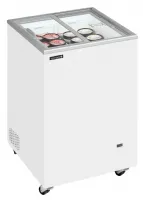 Photo 2 - Congélateur coffre professionnel couvercles coulissants vitrés plats 91 litres 2 paniers - ic102sc - tefcold - Tefcold - IC102SC