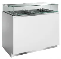 Congélateur professionnel bizone pour glace en 130 l -20 à 10 °c 1660 mm - delta new - tefcold - Tefcold - DELTA NEW Congélateur professionnel bizone pour glace en 130 l -20 à 10 °c 1660 mm - delta new - tefcold - Tefcold - DELTA NEW