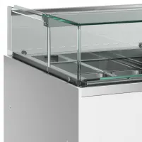 Photo 4 - Congélateur professionnel bizone pour glace en 130 l -20 à 10 °c 1660 mm - delta new - tefcold - Tefcold - DELTA NEW