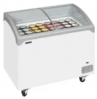Photo 2 - Congélateur coffre professionnel couvercles coulissants vitrés bombés 218 litres négatif - nic302sceb - tefcold - Tefcold - NIC302SCEB