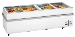 Vitrine réfrigérée professionnelle à couvercles vitrés coulissants 805 litres - ssf250 - tefcold - Tefcold - SSF250
