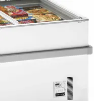 Photo 3 - Vitrine professionnelle couvercles vitrés coulissants 459 l - ssf150 - tefcold - Tefcold - SSF150