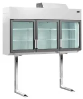 Congélateur-réfrigérateur professionnel mural blanc 3 portes vitrées - mtf185 - tefcold - Tefcold - MTF185