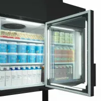 Photo 2 - Armoire frigorifique professionnelle blanche 4 portes vitrées positive et négative - mtf250b vs - tefcold - Tefcold - MTF250B VS