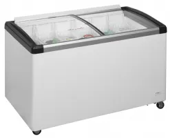 Photo 2 - Congélateur à glace professionnel 312 litres négatif 4 roulettes avec freins - idb400-w1 - tefcold - Tefcold - IDB400-W1