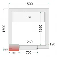 Étagère inox de rayonnage pour chambre froide crnf1515 - Tefcold - CRNF1515 SHELF Étagère inox de rayonnage pour chambre froide crnf1515 - Tefcold - CRNF1515 SHELF