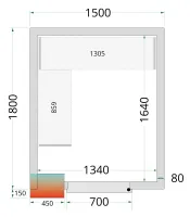 Étagère inox en l de rayonnage pour chambre froide crpf1518 shelf - Tefcold - CRPF1518 SHELF Étagère inox en l de rayonnage pour chambre froide crpf1518 shelf - Tefcold - CRPF1518 SHELF
