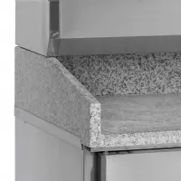 Photo 2 - Table à pizza professionnelle avec dessus en granite 2 portes positive - pt1200 + gvc38-150 - tefcold - Tefcold - PT1200 + GVC38-150