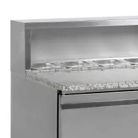 Photo 2 - Équipement professionnel dessus granite 2 portes pleines positif - pt920 - tefcold - Tefcold - PT920