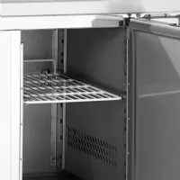 Photo 2 - Comptoir à pizza professionnel dessus granite 3 portes pleines positif - gp93 - tefcold - Tefcold - GP93
