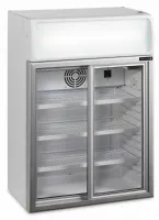Meuble réfrigéré professionnel Blanc 2 portes vitrées coulissantes positif 60 l - FSC100 - Tefcold - Tefcold - FSC100 Meuble réfrigéré professionnel Blanc 2 portes vitrées coulissantes positif 60 l - FSC100 - Tefcold - Tefcold - FSC100