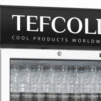 Photo 4 - Vitrine réfrigérée professionnelle 1 porte vitrée blanche positive - fsc1380 - tefcold - Tefcold - FSC1380
