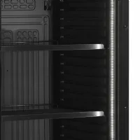 Photo 3 - Vitrine réfrigérée professionnelle 1 porte vitrée noire capacité 219 l positive - cev425 black - tefcold - Tefcold - CEV425 BLACK