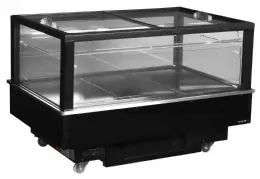 Meuble réfrigéré polyvalent 320 l capacité nette couvercles coulissants - eib-d1015-b1 - tefcold - Tefcold - EIB-D1015-B1