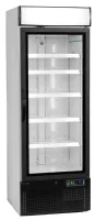 Meuble réfrigéré professionnel 1 porte vitrée Blanc positif - NC2500G - Tefcold