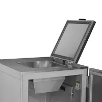 Photo 2 - Poubelle réfrigérée professionnelle pour 2 conteneurs de 120 l / 240 l 2 portes pleines - wbc 480 - tefcold - Tefcold - WBC 480