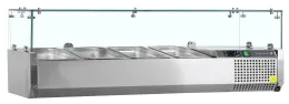 Vitrine réfrigérée professionnelle inox 32 litres positive - vk33-120 - tefcold - Tefcold - VK33-120