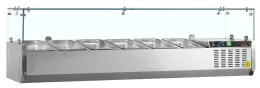 Unité de garniture réfrigérée couvercle vitré capacité 42,6 litres positive - gvc38-150 - tefcold - Tefcold - GVC38-150