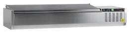 Unité de garniture réfrigérée avec couvercle inox capacité 42,6 litres positive - gvc38-150 s/s - tefcold - Tefcold - GVC38-150 S/S