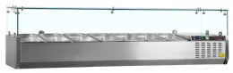 Unité de garniture réfrigérée couvercle vitré capacité 49,7 litres positive - gvc38-160 - tefcold - Tefcold - GVC38-160