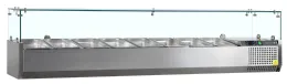 Vitrine réfrigérée professionnelle inox capacité 55 litres positive - vk33-180 - tefcold - Tefcold - VK33-180