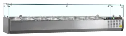Unité de garniture réfrigérée couvercle vitré capacité 56,8 litres positive - GVC38-180 - Tefcold - Tefcold - GVC38-180 Unité de garniture réfrigérée couvercle vitré capacité 56,8 litres positive - GVC38-180 - Tefcold - Tefcold - GVC38-180