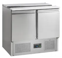 Comptoir professionnel saladette 2 portes pleines capacité bacs gn positif - sa920 - tefcold - Tefcold - SA920 Comptoir professionnel saladette 2 portes pleines capacité bacs gn positif - sa920 - tefcold - Tefcold - SA920