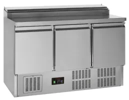 Comptoir professionnel pour saladette 3 portes pleines positif - gss435 - tefcold - Tefcold - GSS435