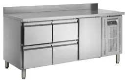 Comptoir réfrigéré professionnel 1 porte positif avec dosseret gn1/1 402l - ck7340 - tefcold - Tefcold - CK7340 Comptoir réfrigéré professionnel 1 porte positif avec dosseret gn1/1 402l - ck7340 - tefcold - Tefcold - CK7340