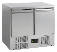 Comptoir professionnel 2 portes pleines 225 litres positif - gs91 - tefcold - Tefcold - GS91