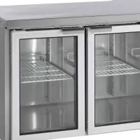 Photo 2 - Comptoir réfrigéré professionnel 2 portes vitrées positif 272 l - ck7210g - tefcold - Tefcold - CK7210G