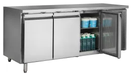 Photo 2 - Comptoir réfrigéré professionnel 3 portes positif 291 litres - ck7310x1 - tefcold - Tefcold - CK7310X1