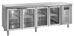 Meuble réfrigéré professionnel 4 portes vitrées positif - ck7410g - tefcold - Tefcold - CK7410G
