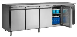 Photo 2 - Comptoir réfrigéré professionnel 4 portes positif 393 litres - ck7410x1 - tefcold - Tefcold - CK7410X1