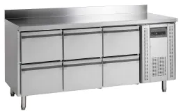 Comptoir réfrigéré professionnel avec dosseret GN1/1 positif 402 litres - CK7360 - Tefcold - Tefcold - CK7360 Comptoir réfrigéré professionnel avec dosseret GN1/1 positif 402 litres - CK7360 - Tefcold - Tefcold - CK7360