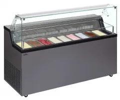 Photo 2 - Congélateur professionnel à crème glacée couvercle de service 306 l -20 à -5 °c 439x700x890 mm - mirabella 9 - tefcold - Tefcold - MIRABELLA 9