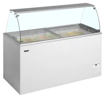 Photo 2 - Vitrine à glace professionnelle statique 408 l, 12 bacs de 5 l - ida500-w1+ - tefcold - Tefcold - IDA500-W1+